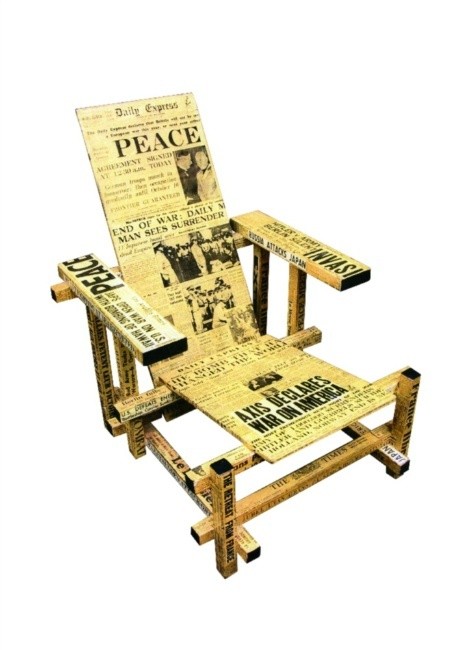 The war and peace chair